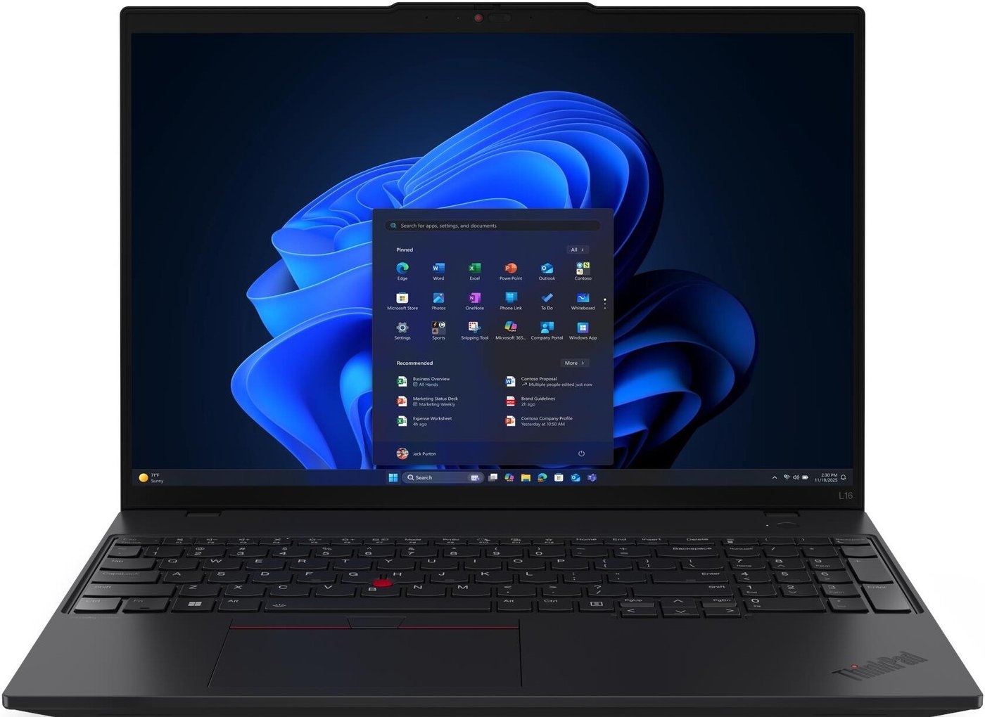 

Ноутбук Lenovo ThinkPad L16 Gen 2 Intel 21SA002SUS
