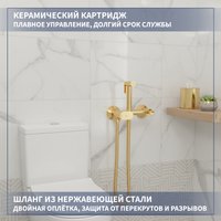 Унитаз напольный Lauter Vortex 2110022VF + гигиенический душ Sano 21LT1294GL