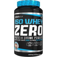 Протеин сывороточный (изолят) BioTech USA Iso Whey Zero (клубника, 908 г)