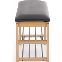 Банкетка Halmar ST-11 (черный/дуб натуральный)