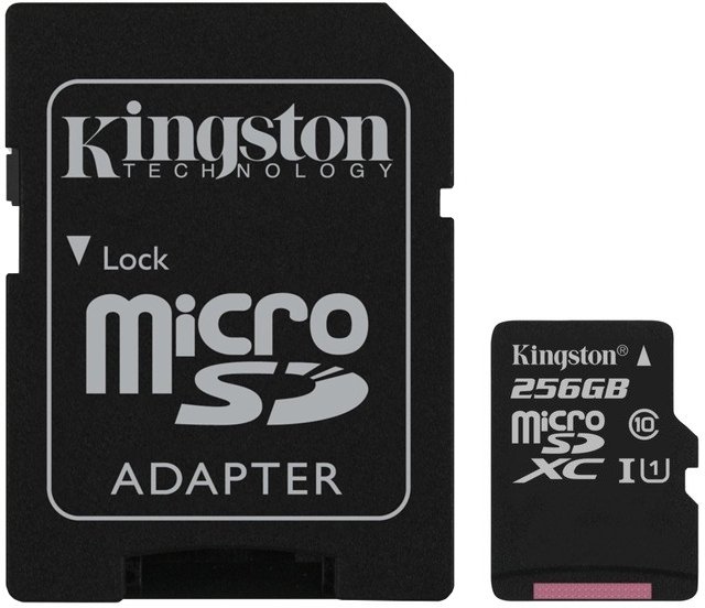 

Карта памяти Kingston Canvas Select SDCS/256GB microSDXC 256GB (с адаптером)