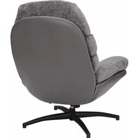 Интерьерное кресло Signal Giselle (серый/серый/черный мат)