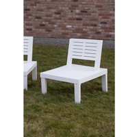 Набор садовой мебели Ipae Progarden MOL05CCB (белый)