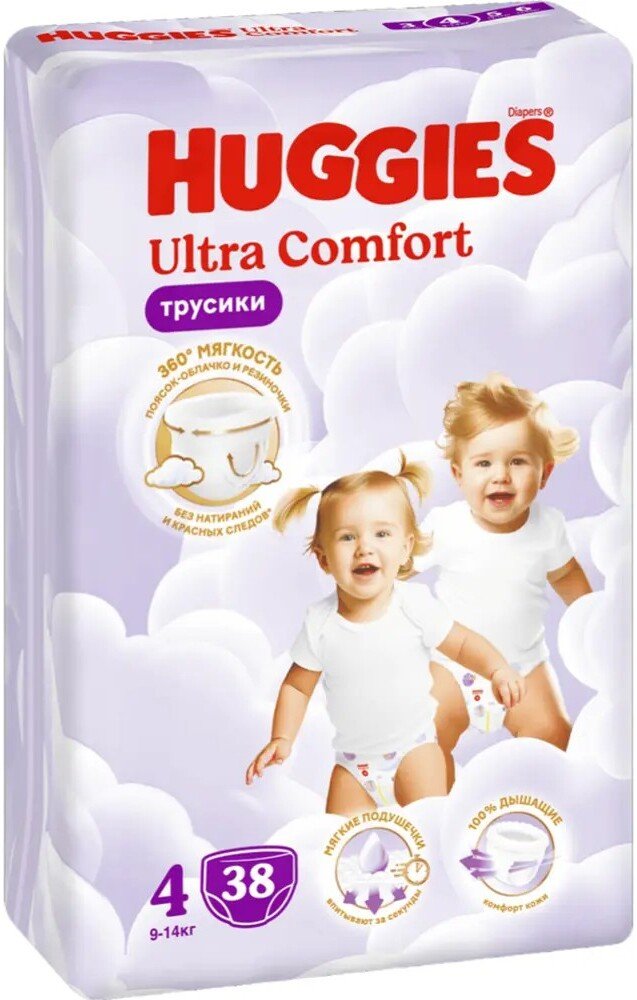 

Трусики-подгузники Huggies Ultra Comfort 4 (38 шт)