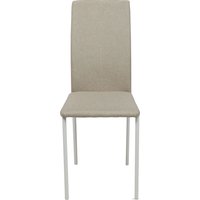 Стул Listvig Слим (ткань кремовый tesla cream/белый)