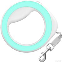 Поводок-рулетка Wau Dog 81275 (светло-серый/зеленый)