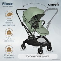 Коляска прогулочная «книга» Pituso Ameli (green)