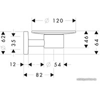 Мыльница Hansgrohe Logis 40515000