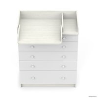 Детский комод Атон Мебель Maks раскладной (древесина белая/белый)
