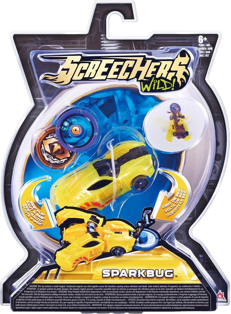 

Трансформер Screechers Wild Машинка-трансформер Спаркбаг л1