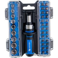 Набор трещотка с головками и битами Hoegert Technik HT1S101 (36 предметов)