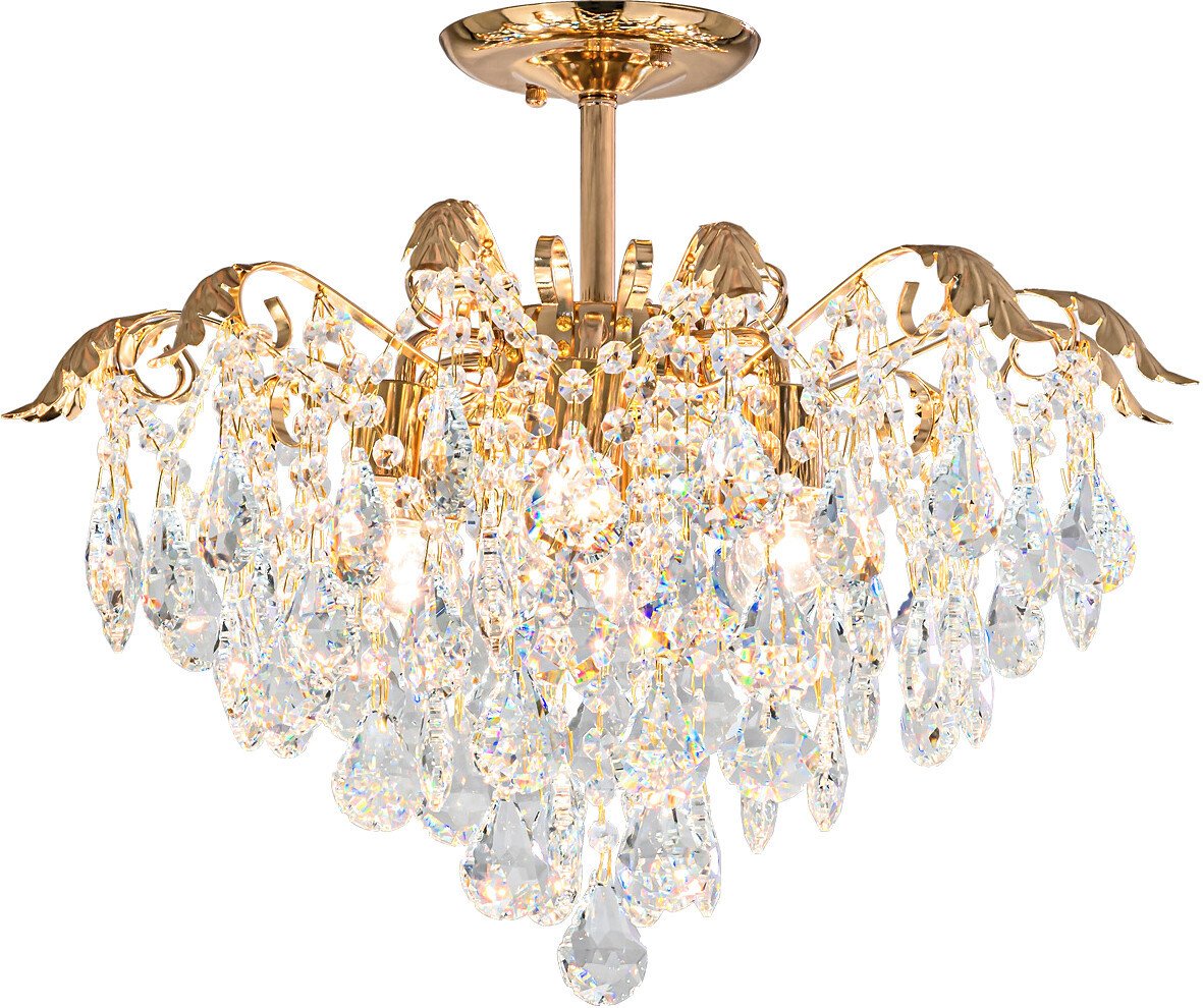 

Люстра средней высоты Escada Mona 1128/6 E27*60W French Gold