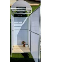 Душевая кабина для дачи с баком СпецПрофРесурс Дачный Л1 из поликарбоната в Мозыре