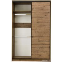 Шкаф-купе Рэйгрупп Bromo VVH 03 РГ-11.03 B 140 VVH 140x220.5 (дуб велингтон/черный)