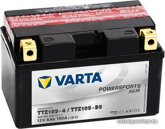 Мотоциклетный аккумулятор Varta Powersport AGM TTZ10S-BS 508 901 015 (8 А·ч)