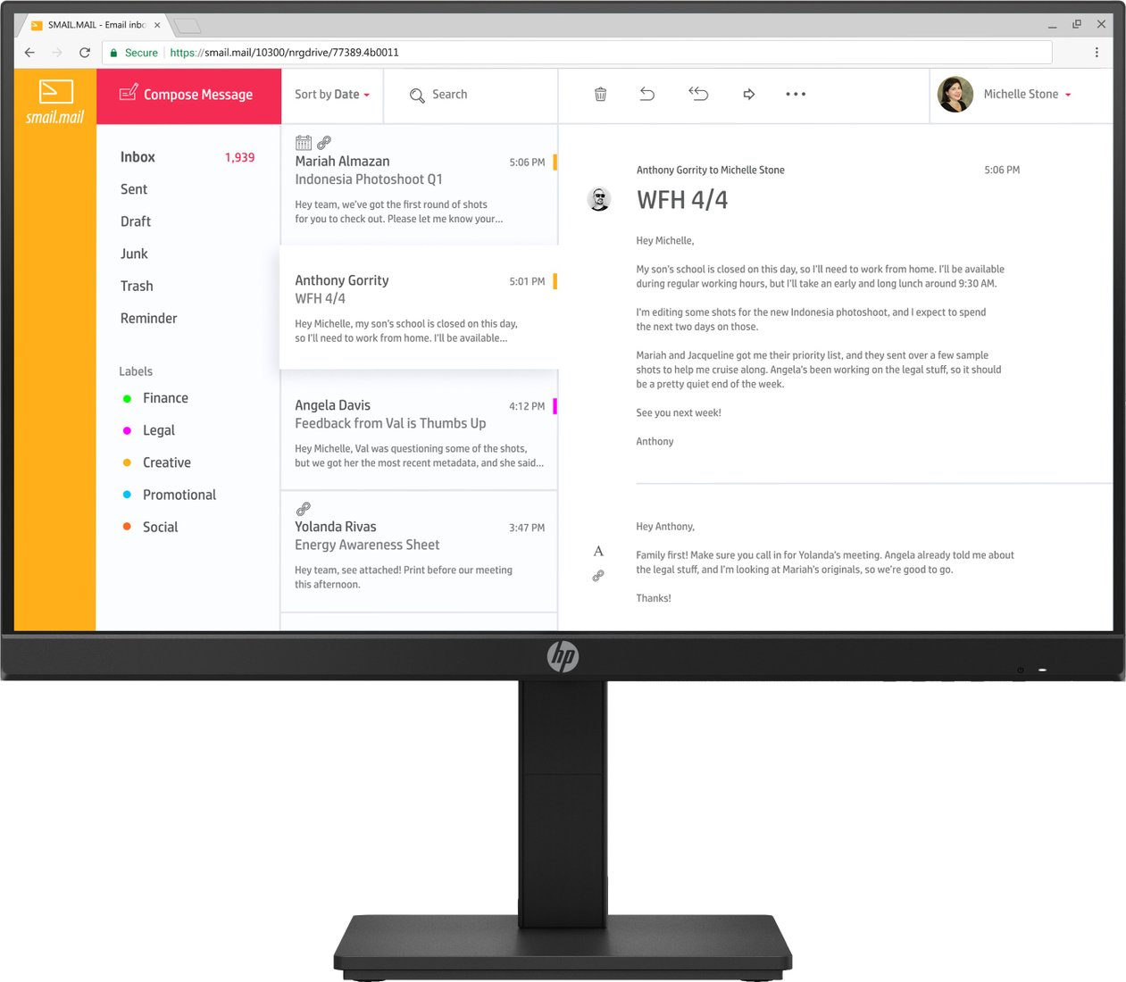 

Монитор HP P24h