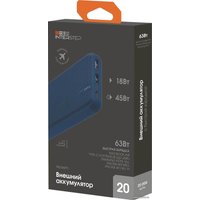 Внешний аккумулятор InterStep PB2060PD (синий)