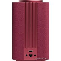 Умная колонка Яндекс Станция Макс (с хабом умного дома Zigbee, бордовый)