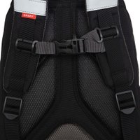 Школьный рюкзак Grizzly RB-552-4 (черный/серый)