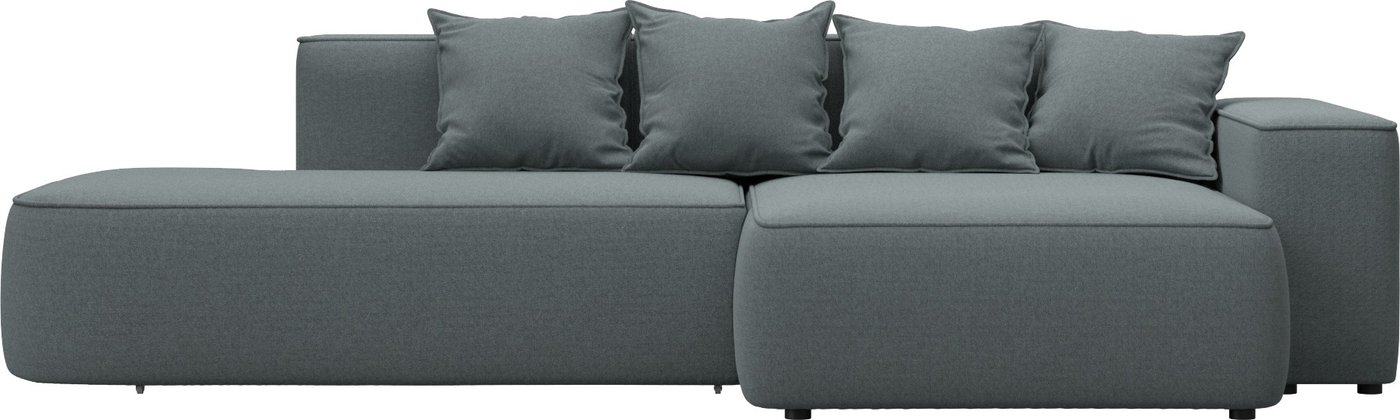 

Угловой диван Лига диванов Лига-065 правый 129799 (рогожка амур 07 серый)