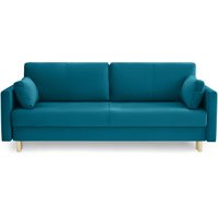 Диван Mio Tesoro Дублин 497 3-х местный (аквамарин 1102)