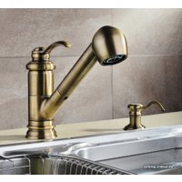 Дозатор для моющего средства Omoikiri OM-01-AB (античная латунь)