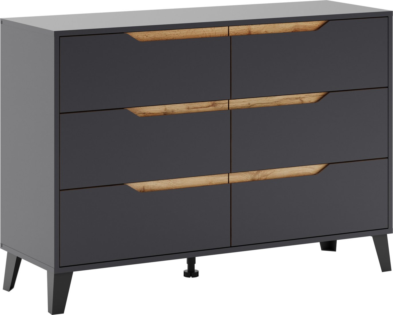 

Комод ЭлиГард Eyva 6S (графит)