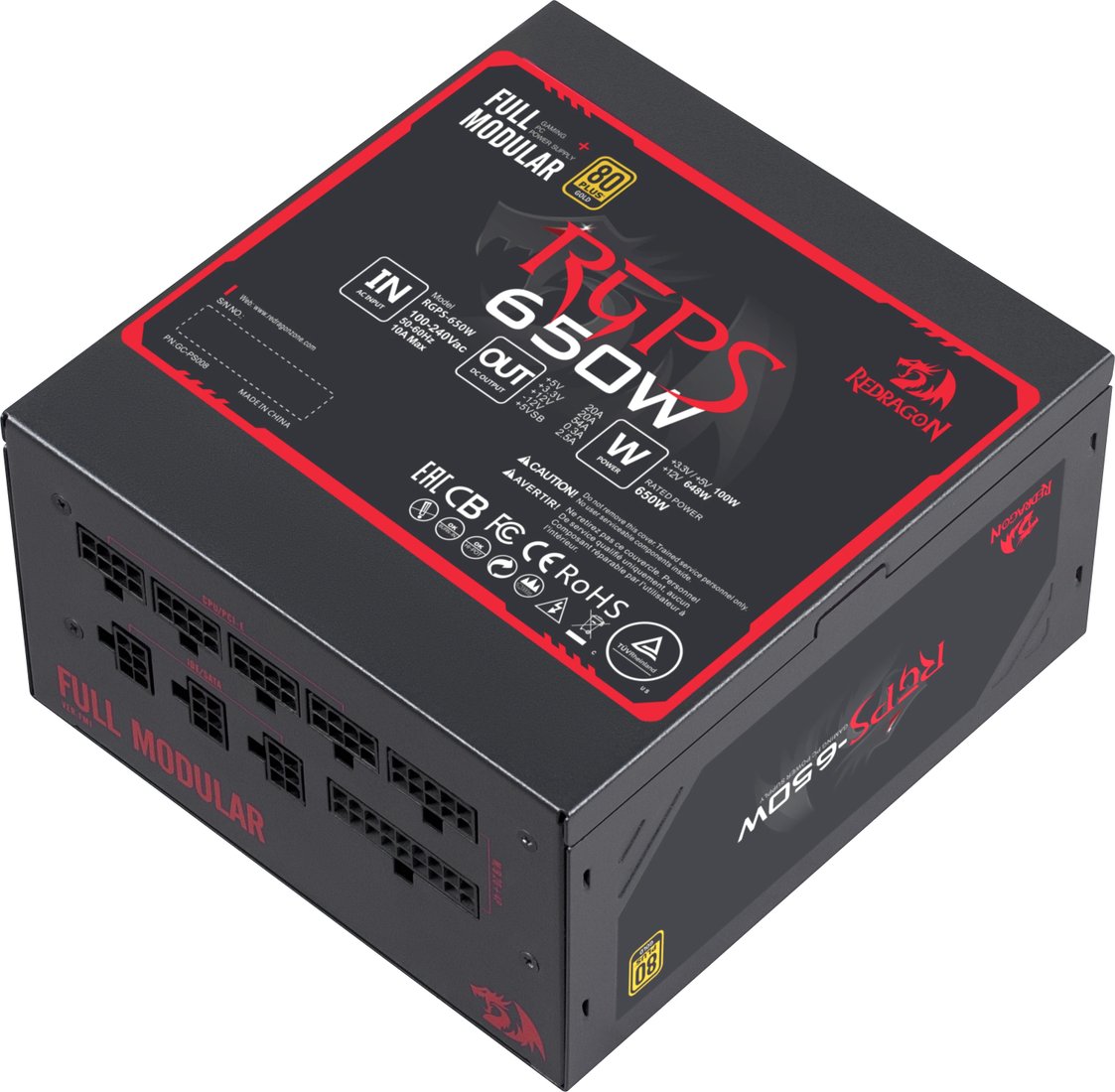 

Блок питания Redragon RGPS-650W 70487