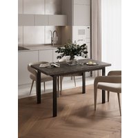 Кухонный стол Senira Велес 100x60 (бетон/опора черная) в Солигорске