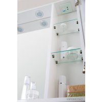  BelBagno Шкаф с зеркалом Marino-SPC-900/750-1A-BL-P-R (bianco lucido)