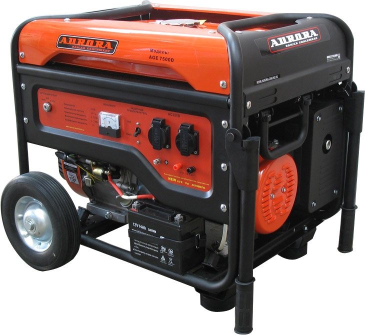 

Бензиновый генератор Aurora AGE 7500 D