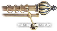 

Карниз для штор Lm Decor Купол 145 2р гладкий 25/16мм (антик, 2м)