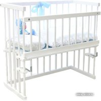 Приставная детская кроватка Красная звезда Малуша С751 белый