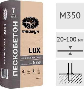 Клеевая смесь Тайфун Plus Пескобетон (25 кг)