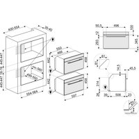 Электрический духовой шкаф Smeg SF4101MCS1