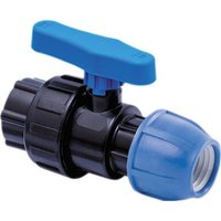 Запорная арматура Lammin Кран шаровый (обойма-внутренняя резьба) для ПЭ труб Ду 40х1 1/4"