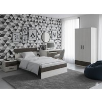 Кровать PROxSON Milton 90x190 (дуб кантербери/дуб шамони светлый 124)