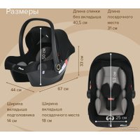 Детское автокресло Pituso Santiso R201 (черный/серый)