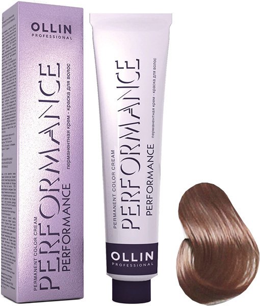 Крем-краска для волос Ollin Professional Performance 8/71 светло-русый коричнево-пепельный