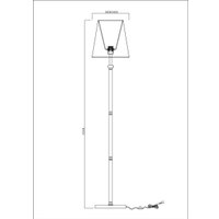 Торшер Arte Lamp Kensington A4098PN-1CC