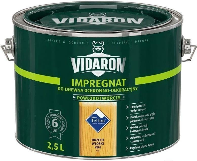 

Пропитка Vidaron Impregnant V04 2.5 л (грецкий орех)