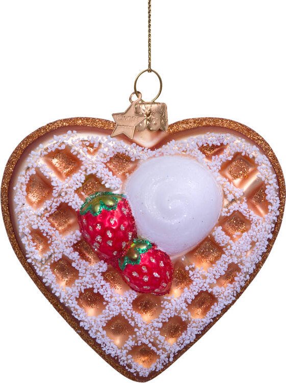 

Елочная игрушка Vondels Вафельное сердечко 3240604080054