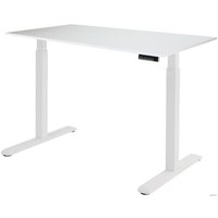 Стол для работы стоя ErgoSmart Electric Desk 1380x800x18 мм (альпийский белый/белый)