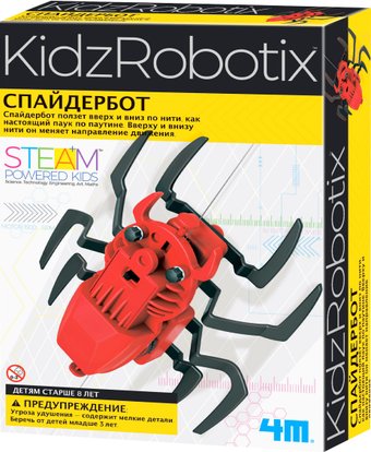Конструктор 4M KidzRobotix Спайдербот 00-03392