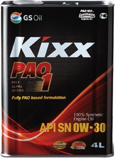 

Моторное масло Kixx PAO 1 0W-30 4л
