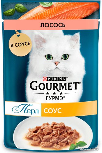 Пресервы Gourmet Перл лосось соус 75 г
