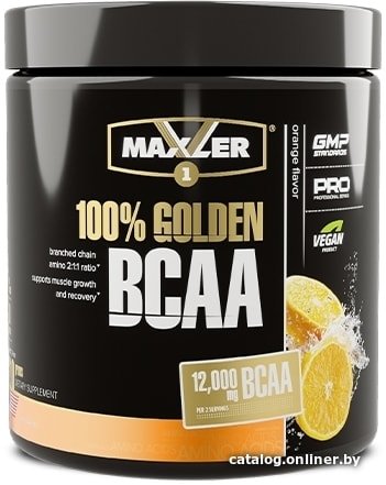BCAA Maxler 100% Golden BCAA (апельсин, 210 г)