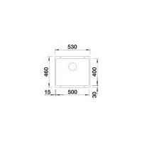 Кухонная мойка Blanco Subline 500-U Coloured Components 527794 (черный)