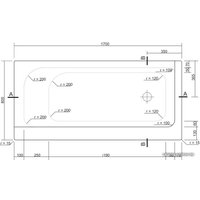 Ванна Cersanit Smart 170x80 L