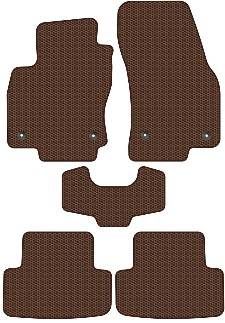 

Комплект ковриков для авто Alicosta Skoda Karoq (suv / NU7) 2017 - Н.В. (коричневый, сота)